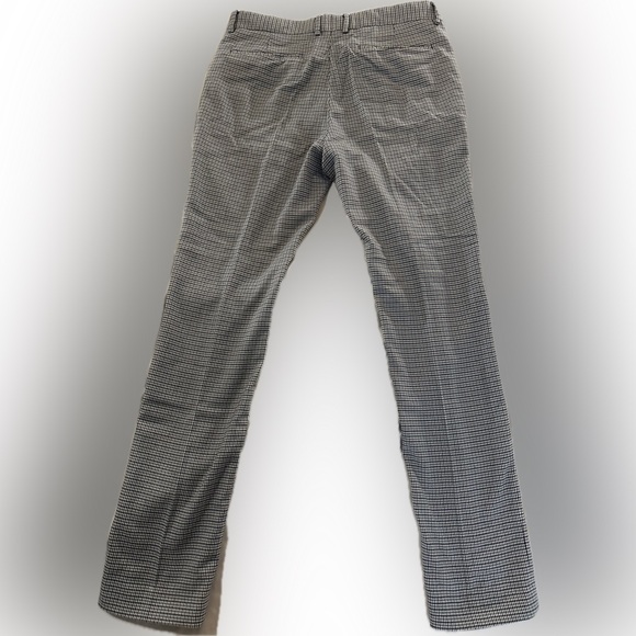 Men’s light blue and gray houndstooth pattern dress pants by topman size 32 x 32 - Picture 2 of 4